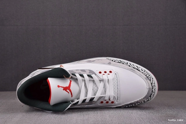 Rep Husky Jordan 3 Retro HM6993-100 Wings 0809